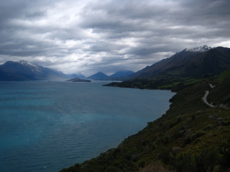 Lake Wakatipu, on the road from Queenstown to Glenorchy.